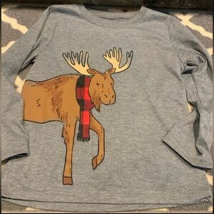 Boys size 7 moose winter shirt